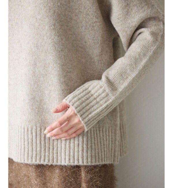 Rope&rsquo;Picnic「ボートネックニットプルオーバー/光吸収発熱・帯電防止・洗濯機OK」|ニット・セーター|