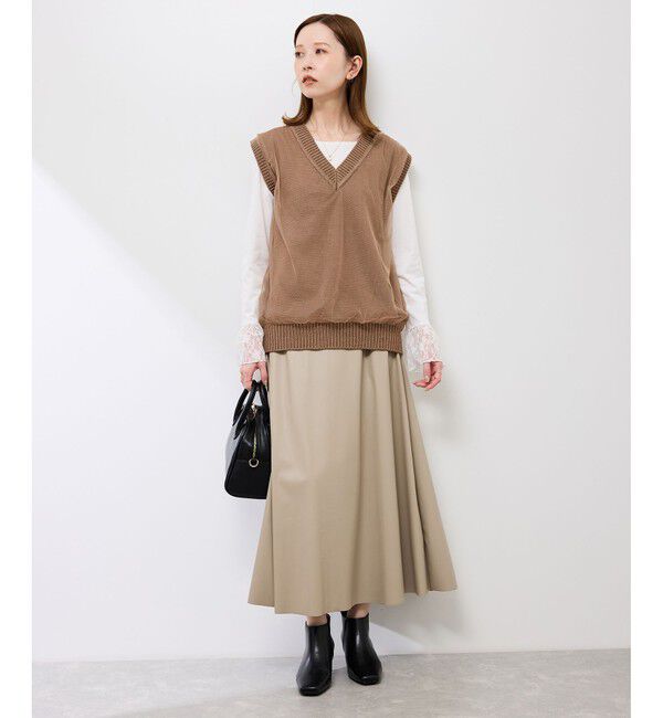 Rope&rsquo;Picnic「チュールドッキングベスト」|ベスト・ジレ|