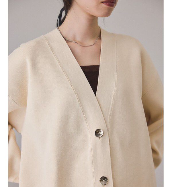 ADAM ET ROPE'「【サステナブル】マルチwayリボンミドルカーディガン」|カーディガン|