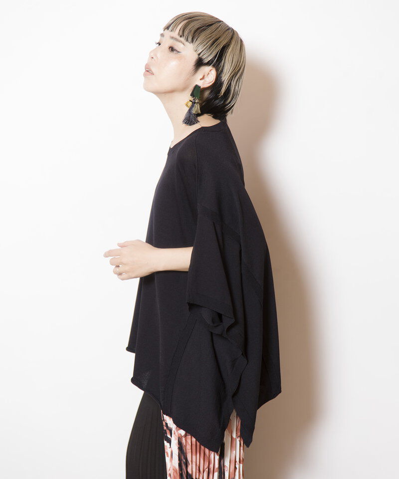  「2WAYニットポンチョ」|ニット・セーター|