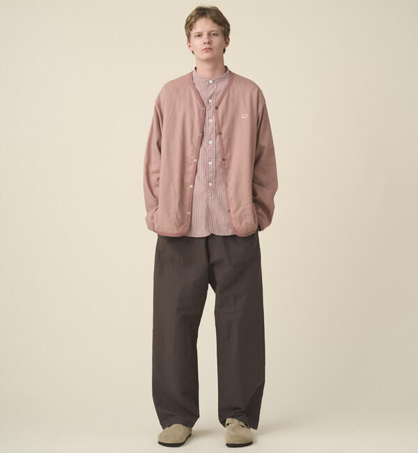 DANTON「DANTON | リネンポリエステル シャツカーディガン MEN」|シャツ・ブラウス|