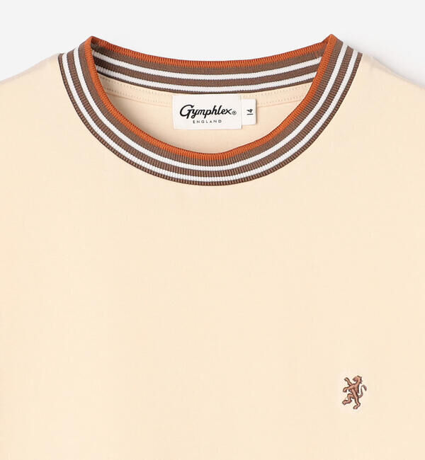 GYMPHLEX「Gymphlex | クルーネック ラインTシャツ WOMEN」|Tシャツ・カットソー|