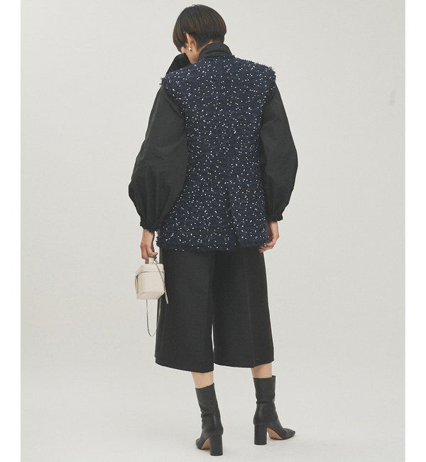  「LINTONフリンジジレ」|ベスト・ジレ|