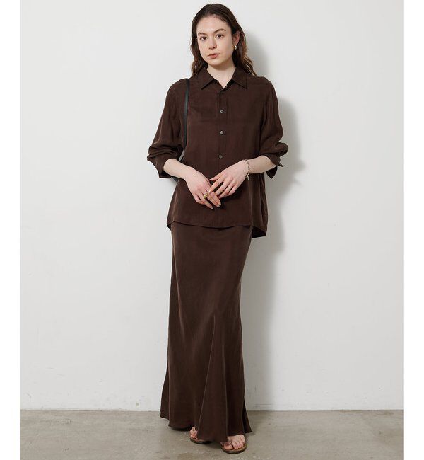  「キュプラフィブリルフレアスカート」|スカート|