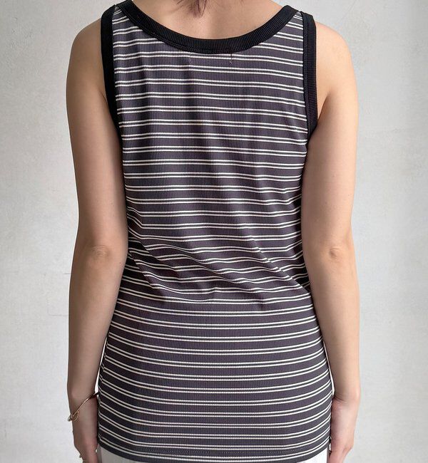  「【WEB限定】ボーダー配色タンク」|Tシャツ・カットソー|