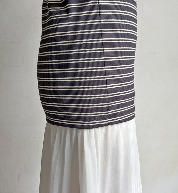  「【WEB限定】ボーダー配色タンク」|Tシャツ・カットソー|