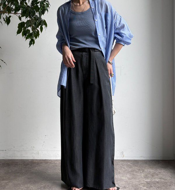  「マルチWAYストライプシャツ」|シャツ・ブラウス|