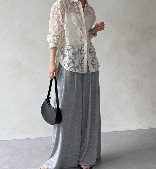  「【WEB限定】クロスステッチ刺繍シャツ」|シャツ・ブラウス|