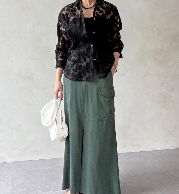  「【WEB限定】クロスステッチ刺繍シャツ」|シャツ・ブラウス|