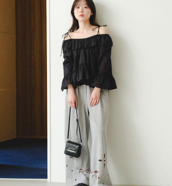  「バタフライフリルブラウス」|シャツ・ブラウス|