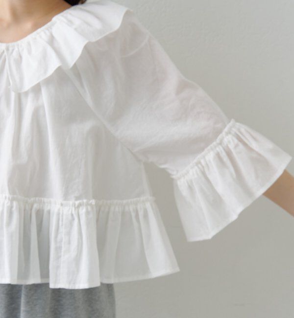  「バタフライフリルブラウス」|シャツ・ブラウス|