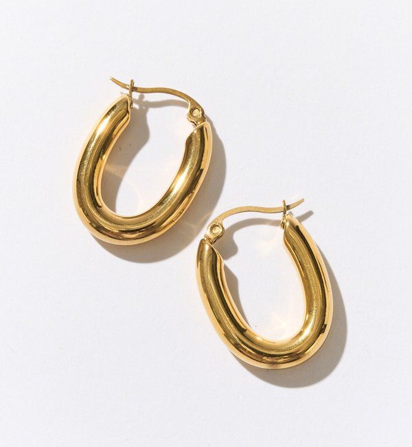  「【R.good(アールドットグッド)】オーバルピアス」|ブローチ・コサージュ|