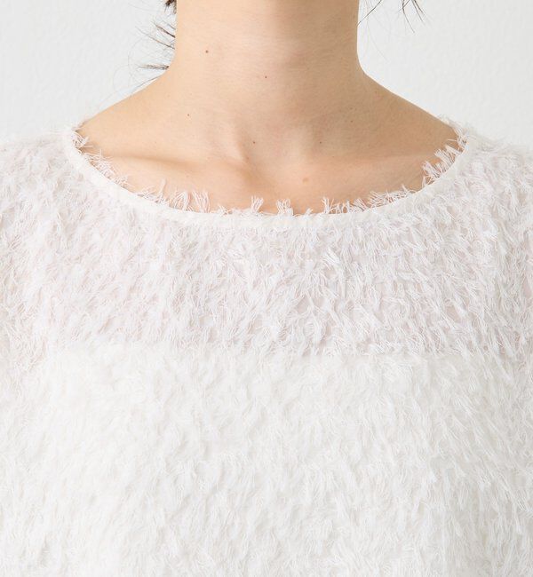  「【オケージョンにも】フェザージャガードブラウス」|シャツ・ブラウス|