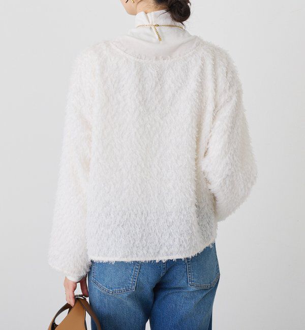  「【オケージョンにも】フェザージャガードブラウス」|シャツ・ブラウス|