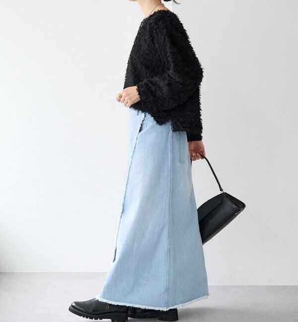  「【オケージョンにも】フェザージャガードブラウス」|シャツ・ブラウス|