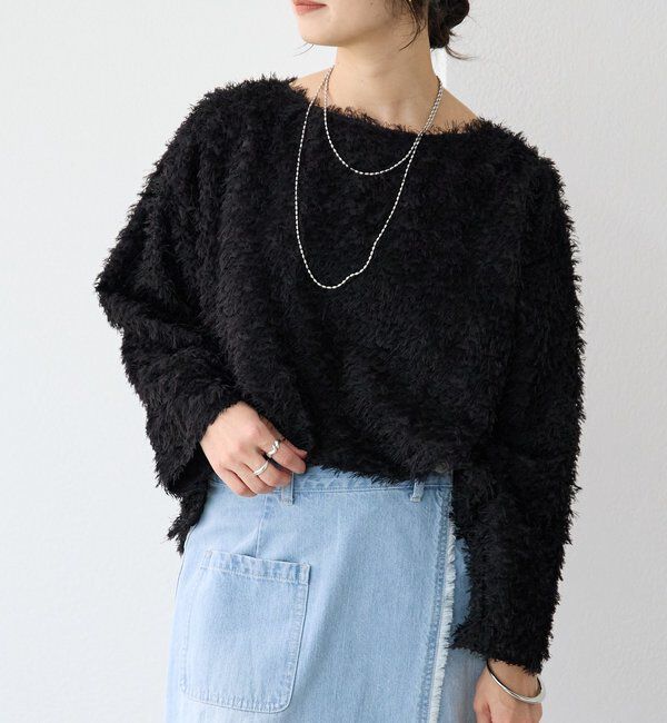  「【オケージョンにも】フェザージャガードブラウス」|シャツ・ブラウス|