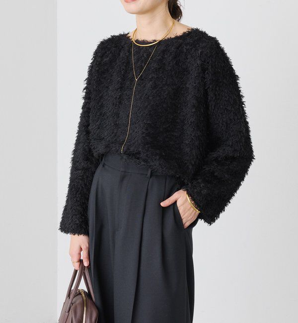  「【オケージョンにも】フェザージャガードブラウス」|シャツ・ブラウス|