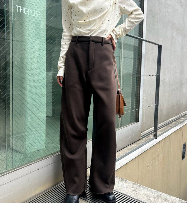  「【年間総売上1位！】裏起毛カーブスウェットパンツ」|チノ|