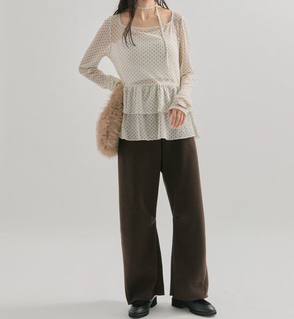  「【年間総売上1位！】裏起毛カーブスウェットパンツ」|チノ|