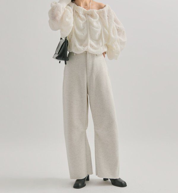  「【年間総売上1位！】裏起毛カーブスウェットパンツ」|チノ|