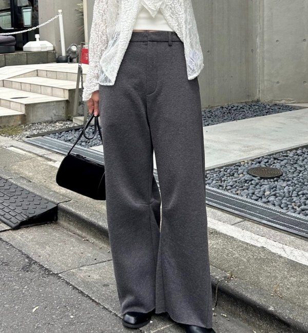  「【年間総売上1位！】裏起毛カーブスウェットパンツ」|チノ|