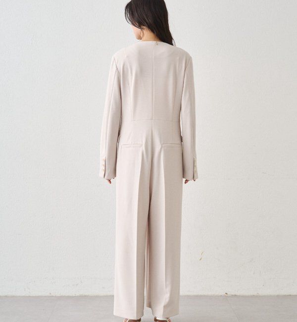  「【Atelier N5/アトリエヌメロサンク】ノーカラーオールインワン」|ワンピース|