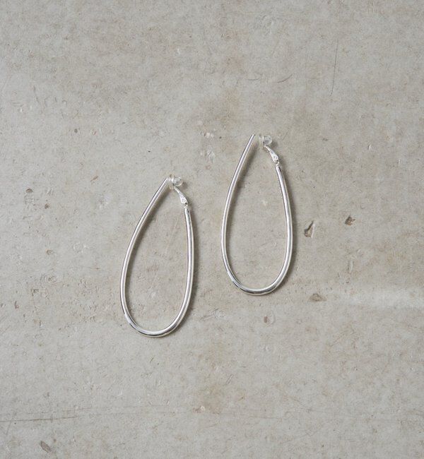  「【GALENA/ガレナ】ドロップフープイヤリング」|リング|シルバー