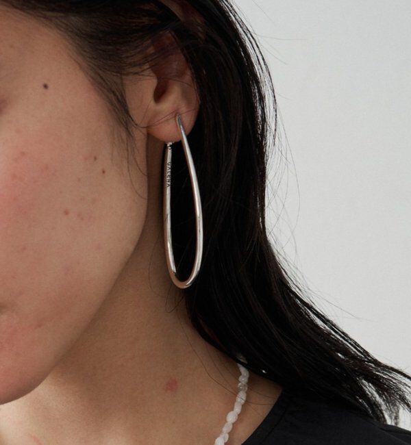  「【GALENA/ガレナ】ドロップフープイヤリング」|リング|