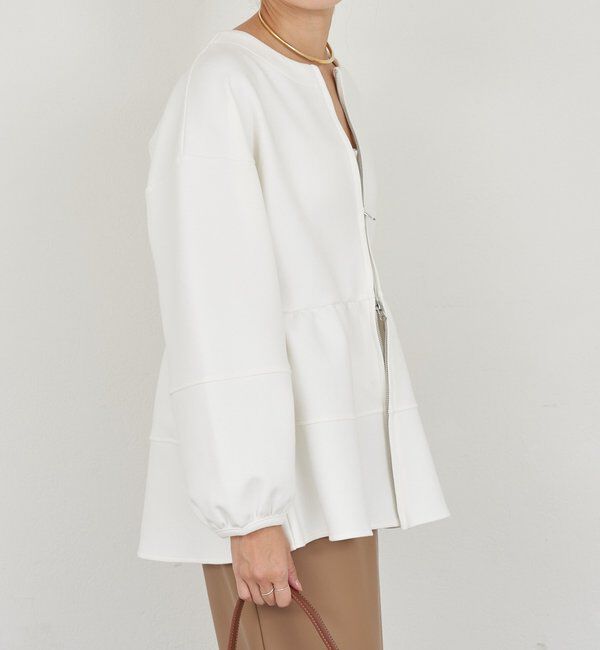  「ポンチペプラムトップス」|Tシャツ・カットソー|