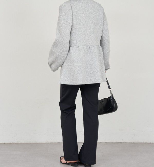  「ポンチペプラムトップス」|Tシャツ・カットソー|