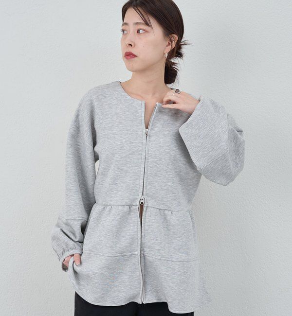  「ポンチペプラムトップス」|Tシャツ・カットソー|