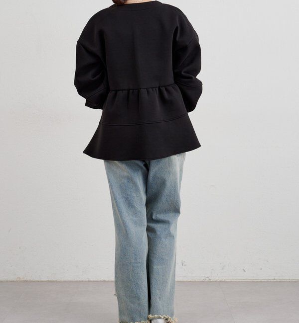  「ポンチペプラムトップス」|Tシャツ・カットソー|