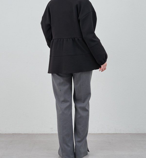  「ポンチペプラムトップス」|Tシャツ・カットソー|