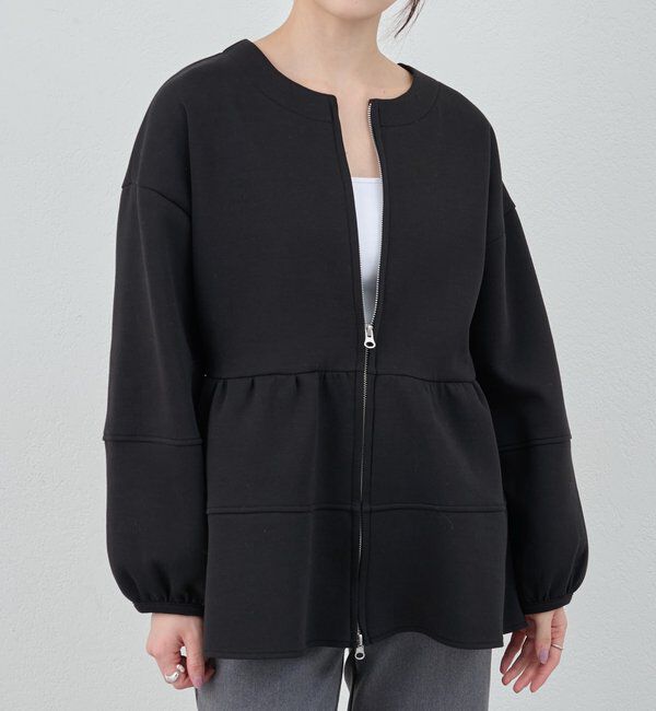  「ポンチペプラムトップス」|Tシャツ・カットソー|