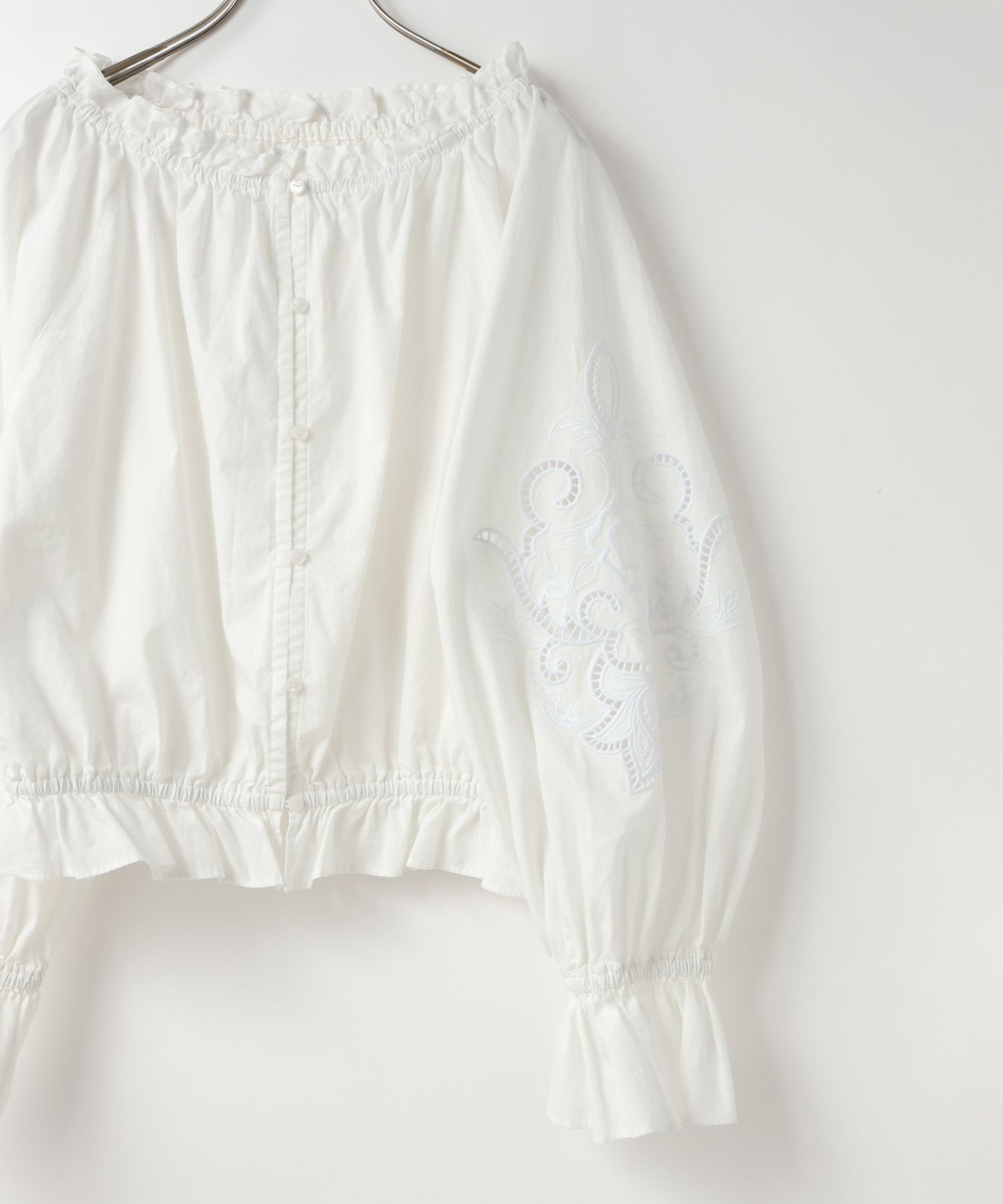 LOWRYS FARM「カットワークレースブラウス」|シャツ・ブラウス|