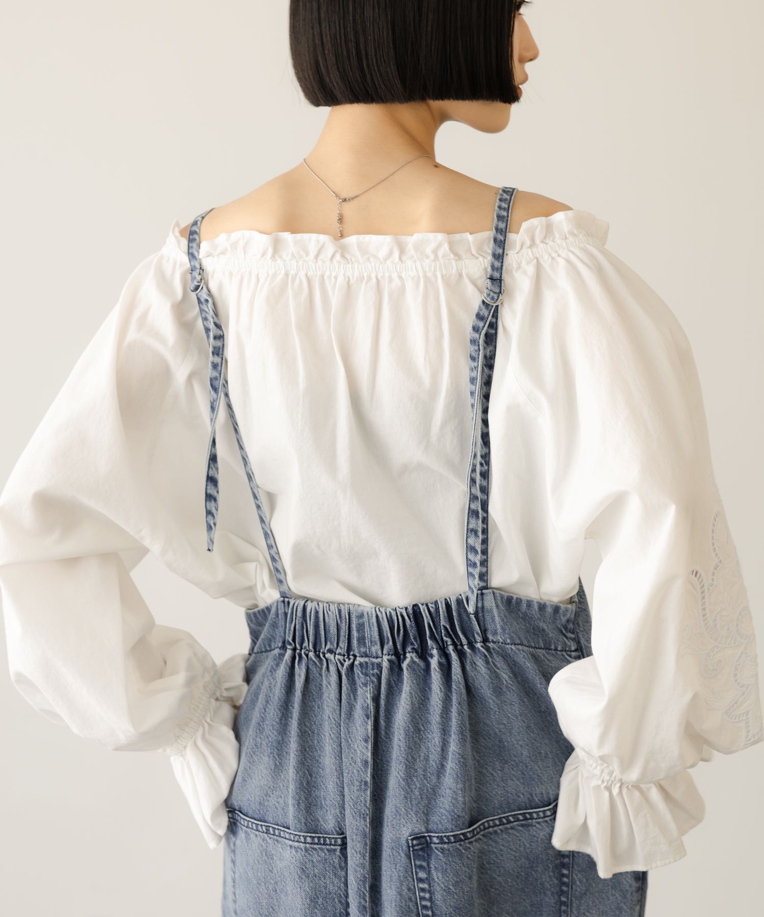 LOWRYS FARM「カットワークレースブラウス」|シャツ・ブラウス|