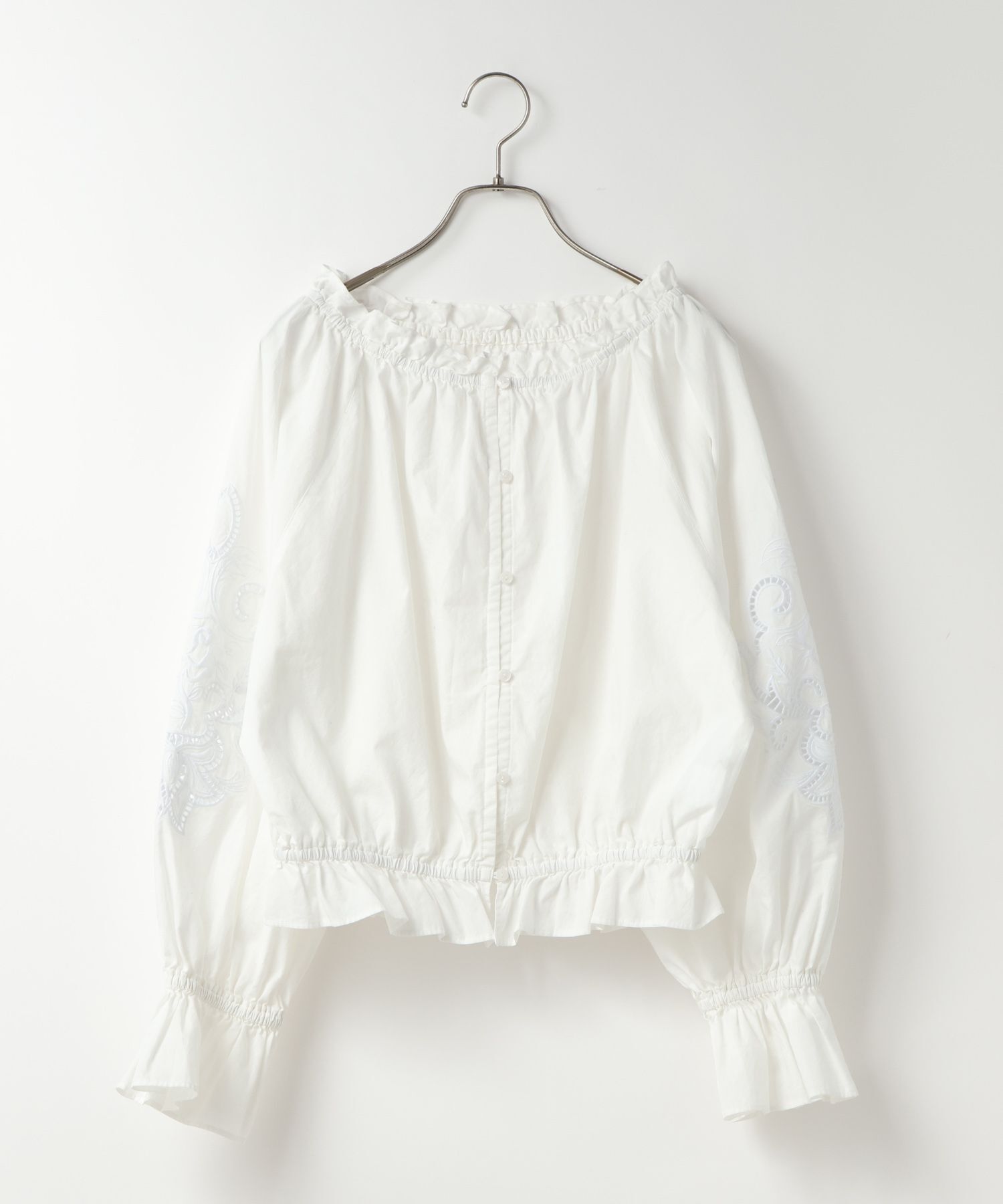 LOWRYS FARM「カットワークレースブラウス」|シャツ・ブラウス|