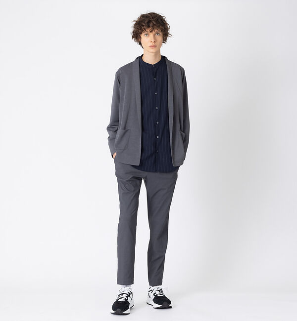 ABAHOUSE「バンドカラー ストライプシャツ」|シャツ・ブラウス|