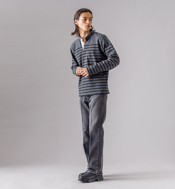 ABAHOUSE「【BARBARIAN  / バーバリアン】 12oz ロングスリーブ / ヘンリ」|スウェット・ジャージ|