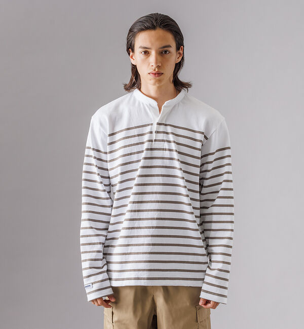 ABAHOUSE「【BARBARIAN  / バーバリアン】 12oz ロングスリーブ / ヘンリ」|スウェット・ジャージ|