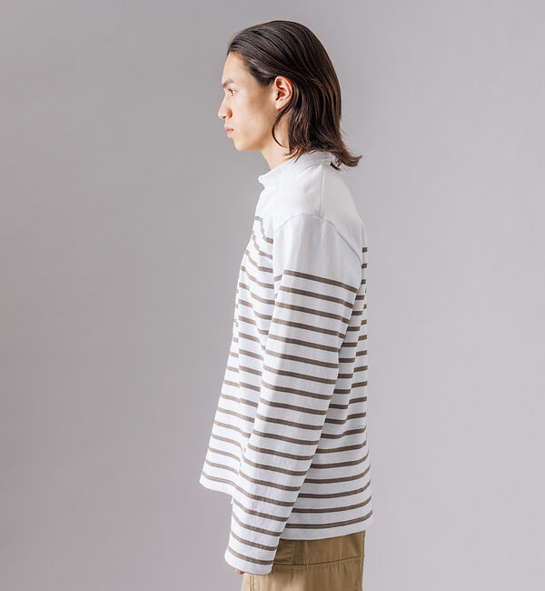 ABAHOUSE「【BARBARIAN  / バーバリアン】 12oz ロングスリーブ / ヘンリ」|スウェット・ジャージ|