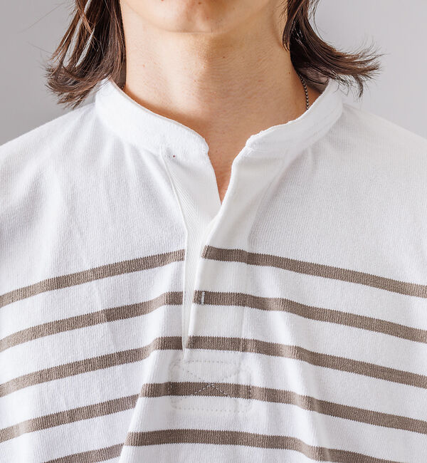 ABAHOUSE「【BARBARIAN  / バーバリアン】 12oz ロングスリーブ / ヘンリ」|スウェット・ジャージ|