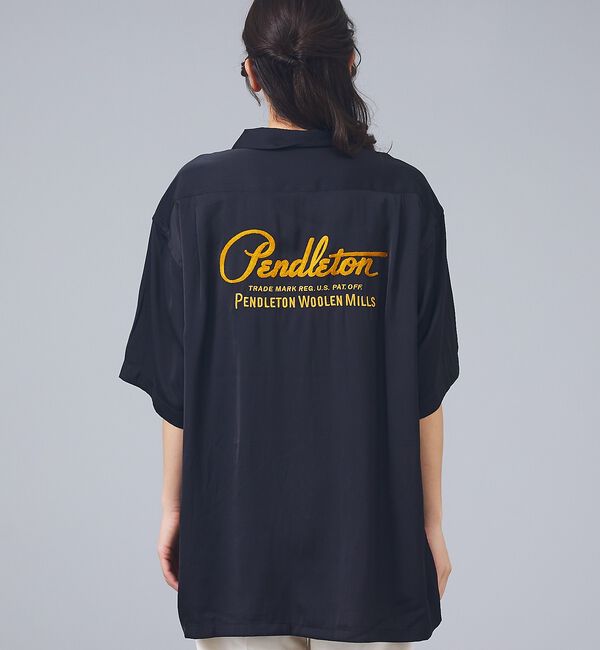 ABAHOUSE「【PENDLETON/ペンドルトン】ロゴエンブレム 刺繍 半袖シャツ / ユニセ」|シャツ・ブラウス|