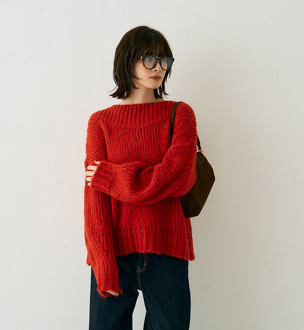 Rouge vif「ロービングニットプルオーバー」|ニット・セーター|