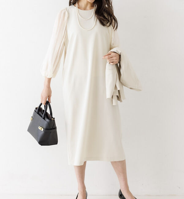 abahouse mavie「ロングパールネックレス」|ネックレス|