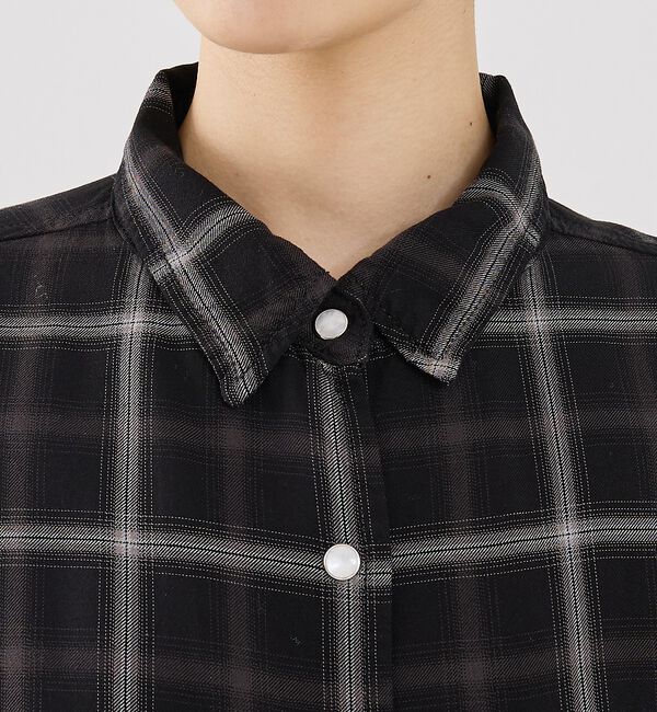 The Store by C' 「【REMI RELIEF】【別注】レーヨンツイルチェックシャツ2」|シャツ・ブラウス|