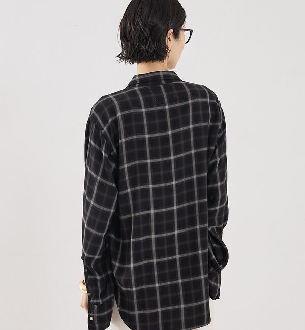 The Store by C' 「【REMI RELIEF】【別注】レーヨンツイルチェックシャツ2」|シャツ・ブラウス|