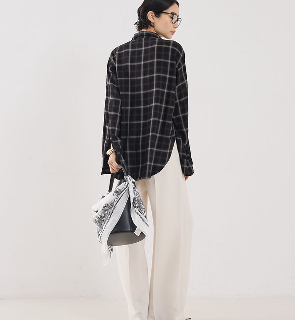 The Store by C' 「【REMI RELIEF】【別注】レーヨンツイルチェックシャツ2」|シャツ・ブラウス|