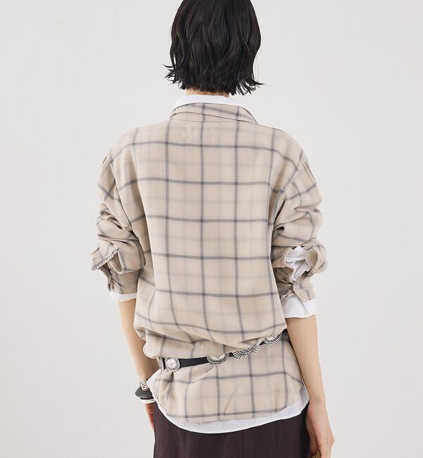 The Store by C' 「【REMI RELIEF】【別注】レーヨンツイルチェックシャツ2」|シャツ・ブラウス|
