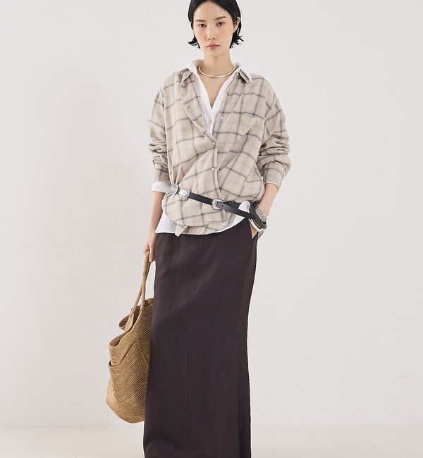 The Store by C' 「【REMI RELIEF】【別注】レーヨンツイルチェックシャツ2」|シャツ・ブラウス|